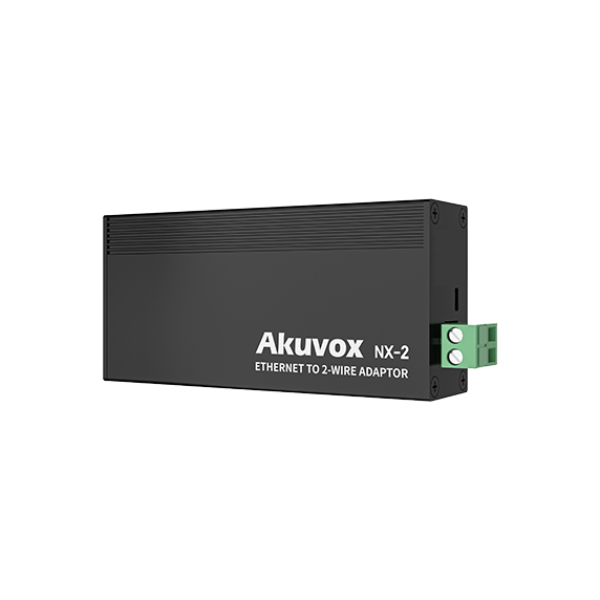 Akuvox NX-2 – Ethernet to 2-Wire Adaptör Kiti