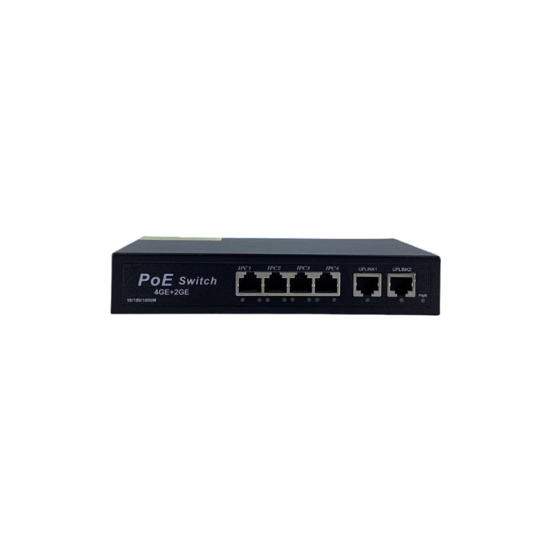 Longline 4 Port Gigabit PoE Switch | 2 Uplink